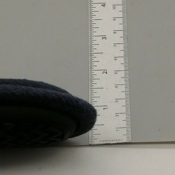 Everfoams Mens Flat Heel Thong Slipper‎ Cushioned Insole Navy Blue Sz M 9-10 - Picture 7 of 9